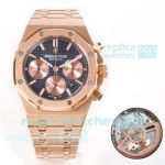 Luxury Clone Audemars Piguet Royal Oak Rose Gold Cal.4401 Chronograph 41mm Watch 